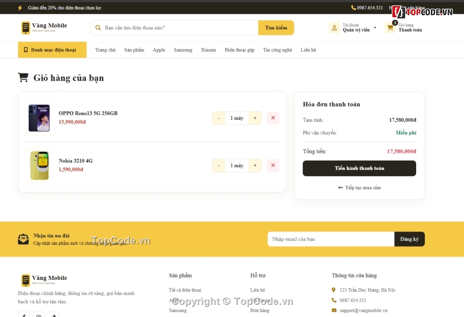 Web điện thoại,bán,điện